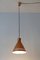 Scandinavian Copper Pendant Lamp, 1960s 6