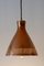 Lámpara colgante escandinava de cobre, años 60, Imagen 8