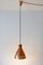 Lámpara colgante escandinava de cobre, años 60, Imagen 5