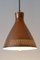 Scandinavian Copper Pendant Lamp, 1960s 9