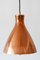 Lámpara colgante escandinava de cobre, años 60, Imagen 10