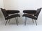 Italian Steel & Wool Armchairs, 1950s, Set of 2, Image 10