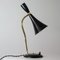 Italienische Messing Tischlampe, 1950er 2