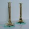 Brass & Glass Candleholders, 1950s, Set of 2, Image 9