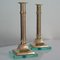 Brass & Glass Candleholders, 1950s, Set of 2, Image 2
