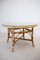 Italian Bamboo & Glass Side Table, 1960s 5