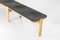 Leather and Oak Bench by Grospietsch & Bachmann for Grospietsch & Bachmann, 1990s 10