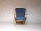 Vintage Blue Lounge Chair by Lucian Ercolani for Ercol 2