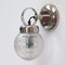 German Chrome and Glass Wall Light, 1950s, Image 2