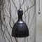 Industrial Black Enamel Pendant Lamp, 1950s, Image 6