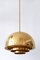 German Brass Pendant Lamp from Vereinigte Werkstätten Collection, 1960s 3