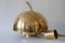 German Brass Pendant Lamp from Vereinigte Werkstätten Collection, 1960s 13