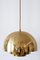 German Brass Pendant Lamp from Vereinigte Werkstätten Collection, 1960s 10