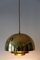 German Brass Pendant Lamp from Vereinigte Werkstätten Collection, 1960s 12