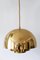 German Brass Pendant Lamp from Vereinigte Werkstätten Collection, 1960s 11