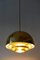 German Brass Pendant Lamp from Vereinigte Werkstätten Collection, 1960s 4