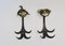 Mid-Century Brass Max & Moritz Wall Hooks by Walter Bosse, Set of 2, Image 2