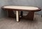 Zebrano Wood and Goatskin Dining Table, 1950s, Image 8