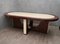 Zebrano Wood and Goatskin Dining Table, 1950s, Image 5