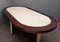 Zebrano Wood and Goatskin Dining Table, 1950s, Image 7