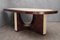 Zebrano Wood and Goatskin Dining Table, 1950s 4