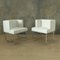 White Armchairs, 1960s, Set of 4 2