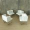 White Armchairs, 1960s, Set of 4, Image 3