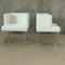 White Armchairs, 1960s, Set of 4 7