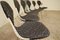 Chaises en Métal et Tissu par Charles & Ray Eames pour Herman Miller, Set of 6 3