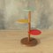 Multicolored Art Deco Wooden Tiered Flower Stand, 1930s 2