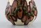 Vaso Marron vintage floreale in ceramica di Kähler, Immagine 4