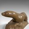Dekorativer französischer Otter aus Bronze, 1940er 7