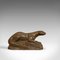 Dekorativer französischer Otter aus Bronze, 1940er 1