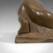 Dekorativer französischer Otter aus Bronze, 1940er 4