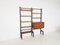 Danish Teak and Metal Wall Unit by Poul Cadovius for Royal System, 1950s 1