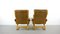 Brown Leather Armchairs by Elsa & Nordahl Solheim for Rybo Rykken & Co, 1970s, Set of 2, Image 10