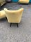 Yellow Lounge Chairs, 1950s, Set of 2 2