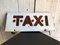 Vintage Taxi Sign, 1970s 3