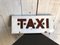 Vintage Taxi Sign, 1970s 1