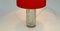 Lámpara de mesa de vidrio de Aro-Leuchten, años 60, Imagen 4