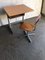 Swiss School Desk and Chair from Embru, 1960s, Set of 2 1