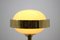 Lámpara de pie dorada de Kamenický Šenov, años 70, Imagen 10