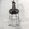 Industrial Black Bakelite & Metal Pendant Lamp, 1950s, Image 4