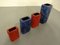 Kosmos Ceramic Vases from Scheurich, 1960s, Set of 4 9