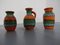Ceramic Vases by Bodo Mans for Bay Keramik, 1960s, Set of 3 1