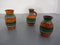 Jarrones de cerámica de Bodo Mans para Bay Keramik, años 60. Juego de 3, Imagen 13