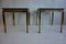 Brass and Glass Side Tables, 1950s, Set of 2, Image 17