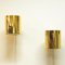 Opaline Glass and Brass Sconces from Falkenbergs Belysning, 1970s, Set of 2 8