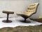 Lounge Chair and Ottoman Set by Georges van Rijck for Beaufort, 1970s, Set of 2, Image 10