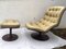 Lounge Chair and Ottoman Set by Georges van Rijck for Beaufort, 1970s, Set of 2 5